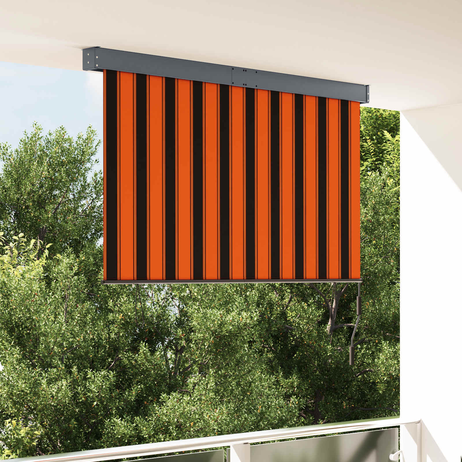 Väliruloo 160 x 250 cm, oranž ja pruun