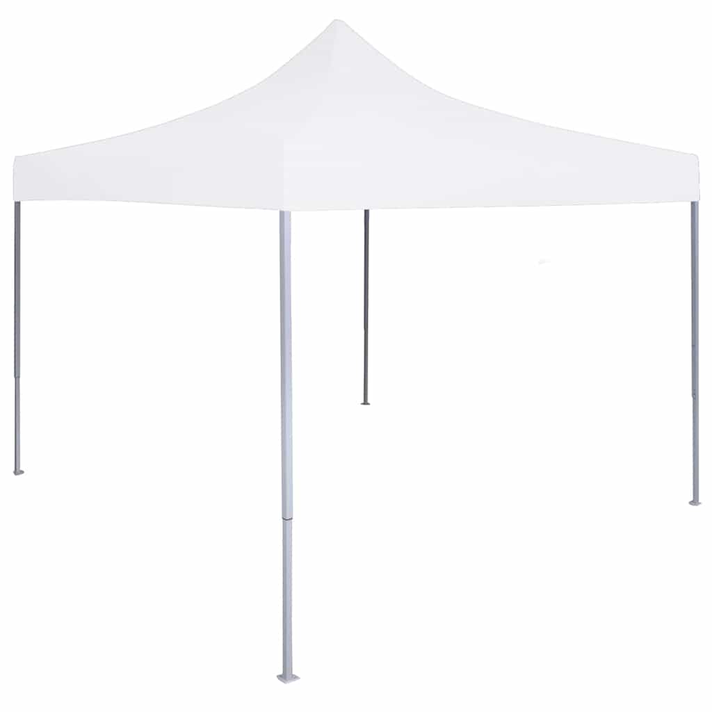 Professionaalne kokkupandav peotelk, 3 x 3 m teras, valge