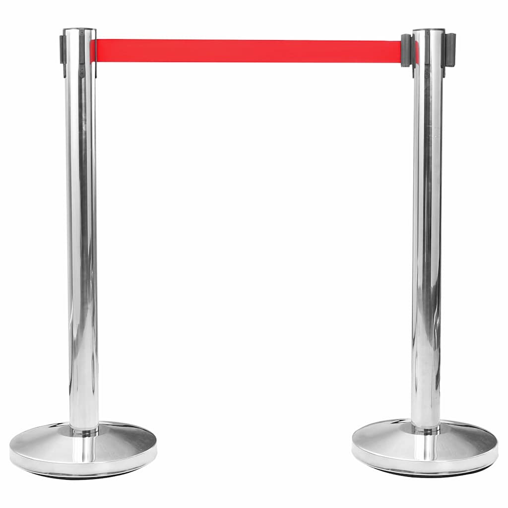 Lahtitõmmatav lindiga eralduspiire, 200 cm, punane