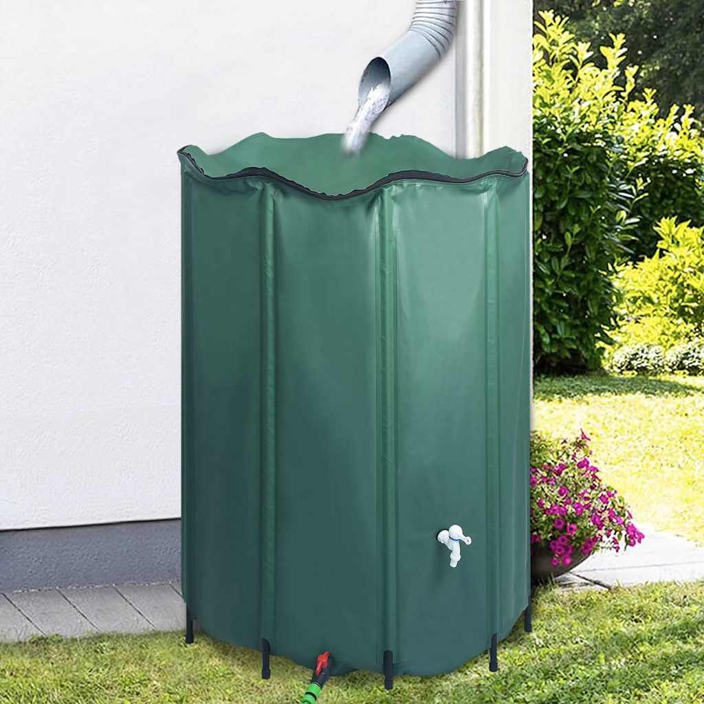 Kokkupandav vihmaveepaak kraaniga 1250 l