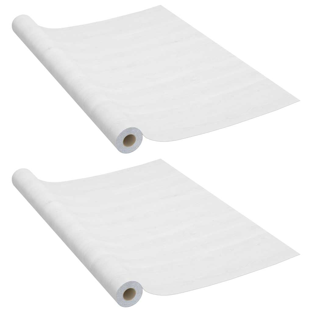 Iseliimuvad uksekiled, 2 tk, valge puit, 210 x 90 cm, PVC