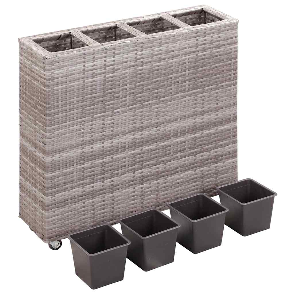 Taimelava 4 potiga, 80 x 22 x 79 cm, polürotang, hall