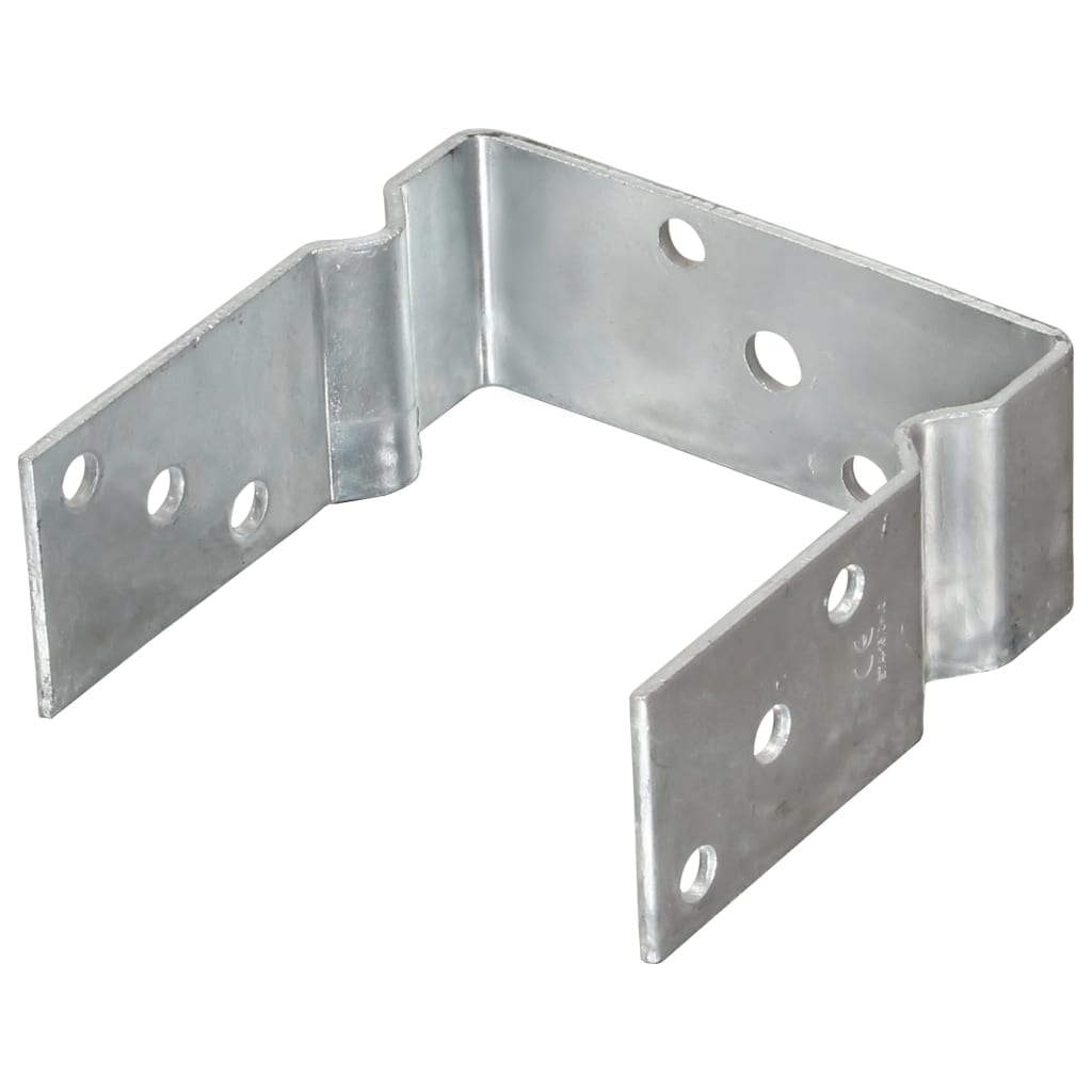 Aiaankrud 12 tk hõbedased 14 x 6 x 15 cm tsingitud terasest