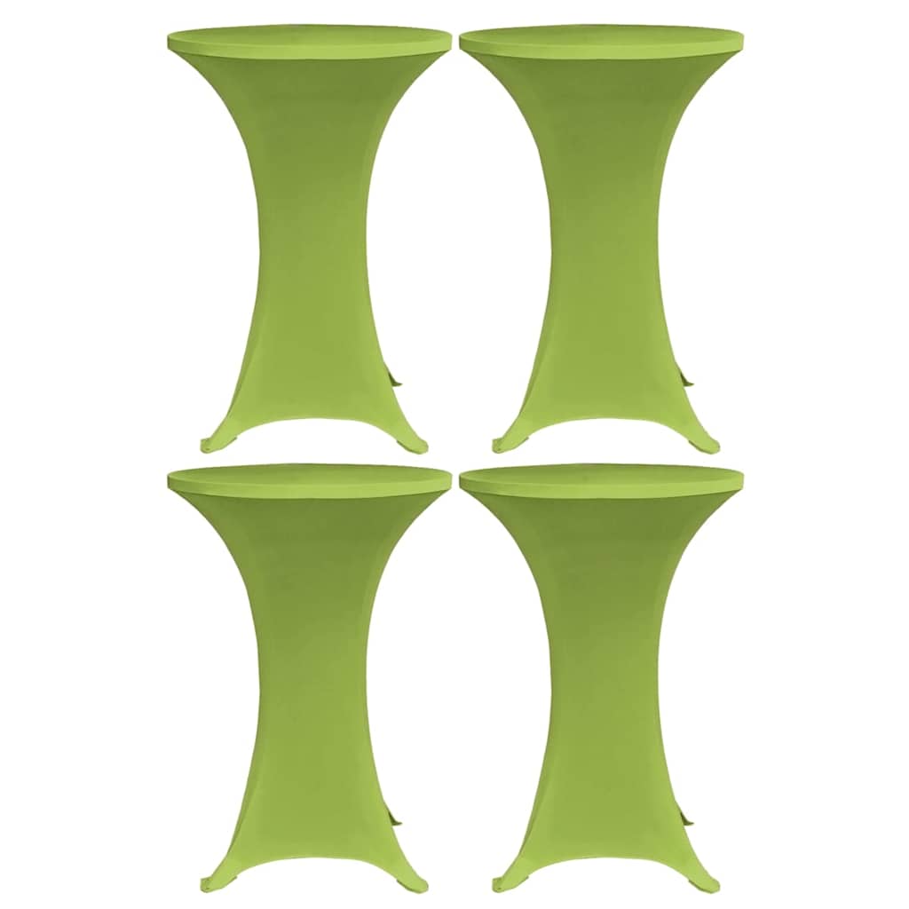 Venivad lauakatted 4 tk 80 cm roheline