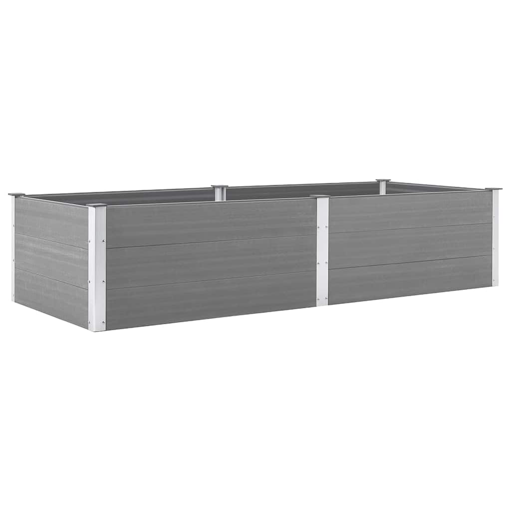 Aia taimelava 250 x 100 x 54 cm, puidu-plasti segu, hall
