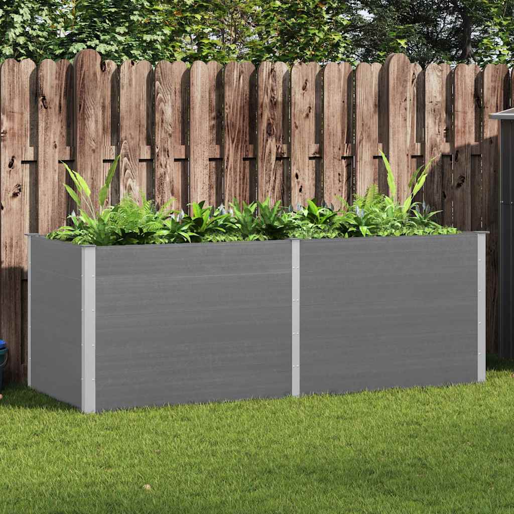 Aia taimelava 250 x 100 x 91 cm, puidu-plasti segu, hall