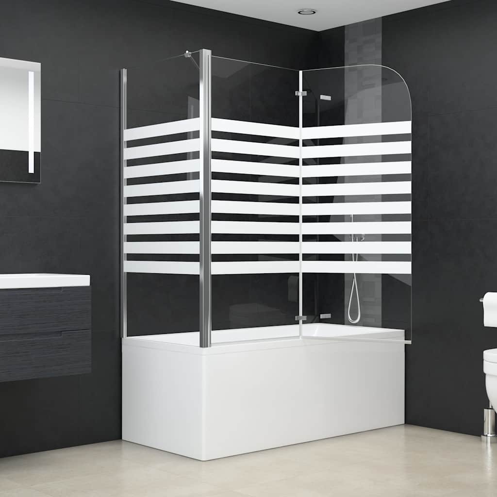 Vanniümbris, 120 x 68 x 130 cm karastatud klaasist, triipudega