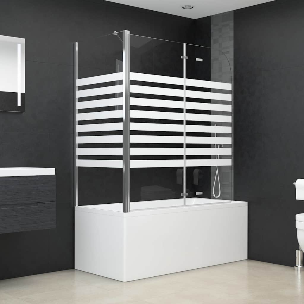 Vanniümbris, 120 x 68 x 130 cm karastatud klaasist, triipudega