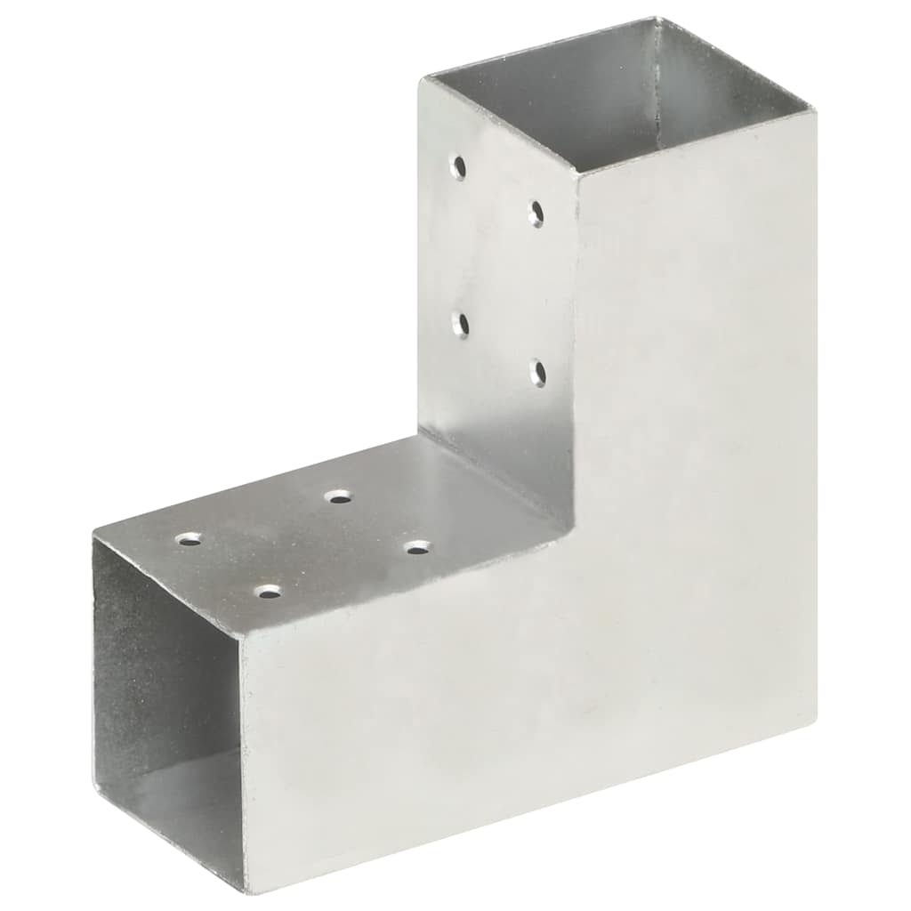 Postiühendus L-kujuline, tsingitud metall, 71 x 71 mm
