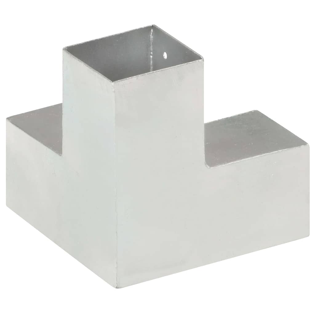 Postiühendused, 4 tk Y-kujuline, tsingitud metall, 81 x 81 mm