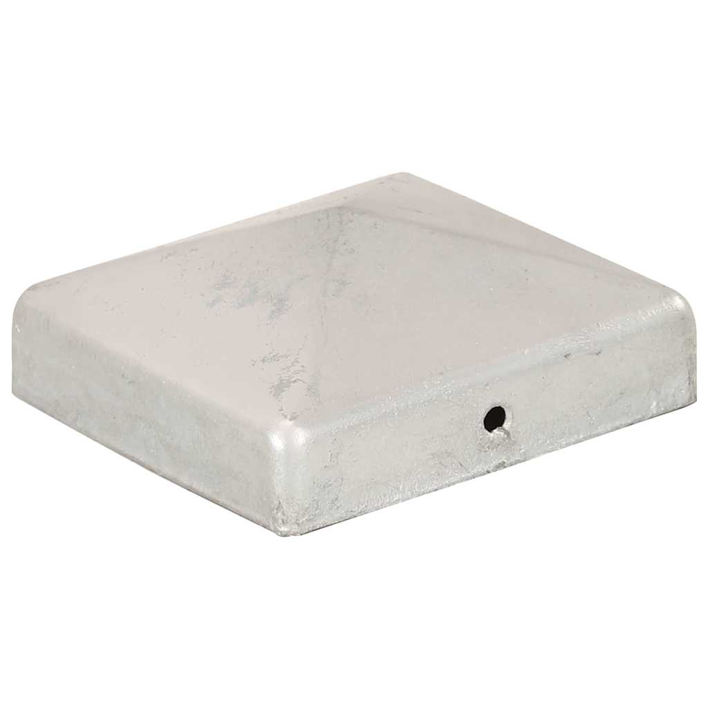 Püramiidikujuline aiapostiots, 6 tk, tsingitud metall, 81x81 mm