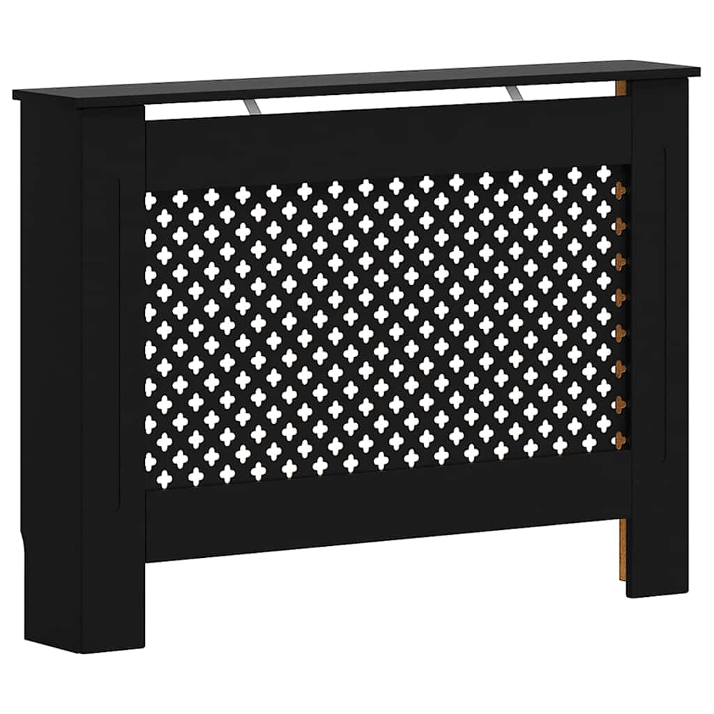 Radiaatorikate, must 112 x 19 x 81,5 cm, MDF
