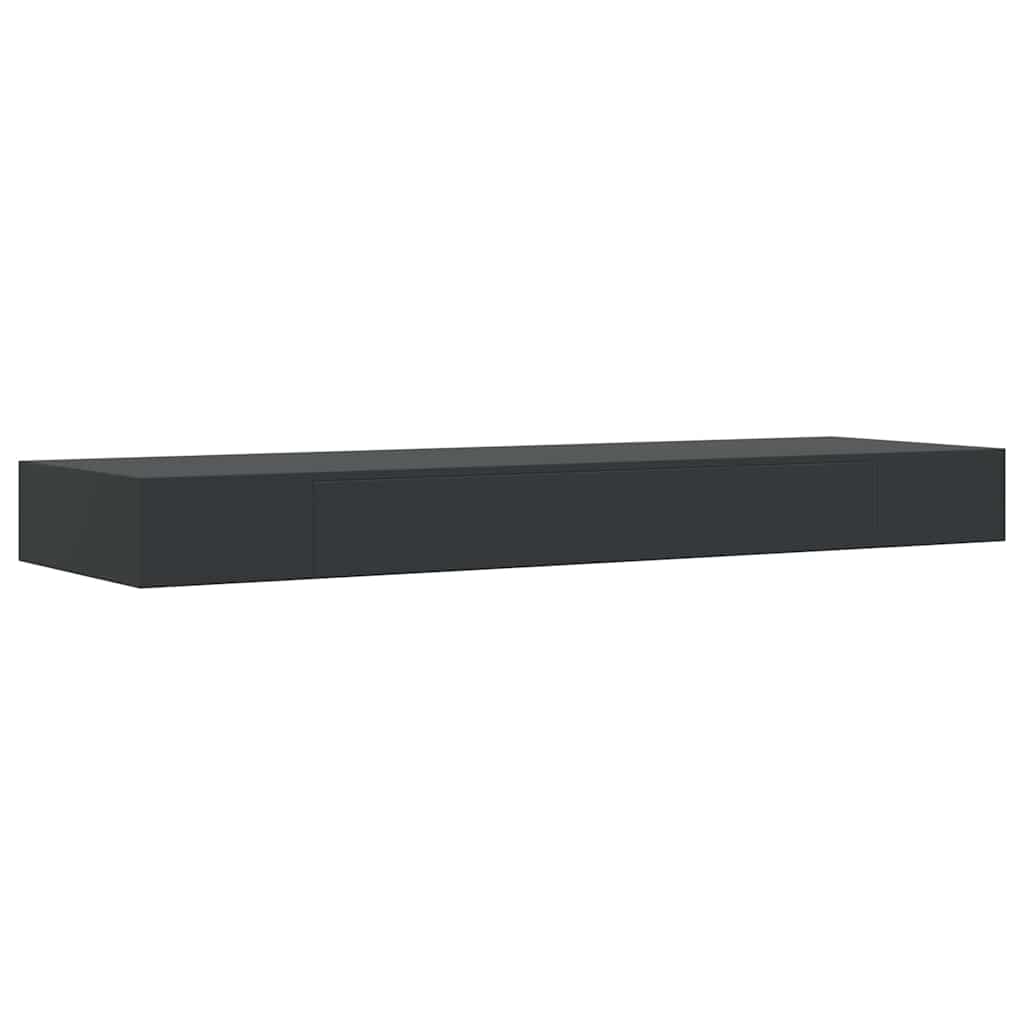 Seinariiul sahtliga, must, 80 x 25 x 8 cm