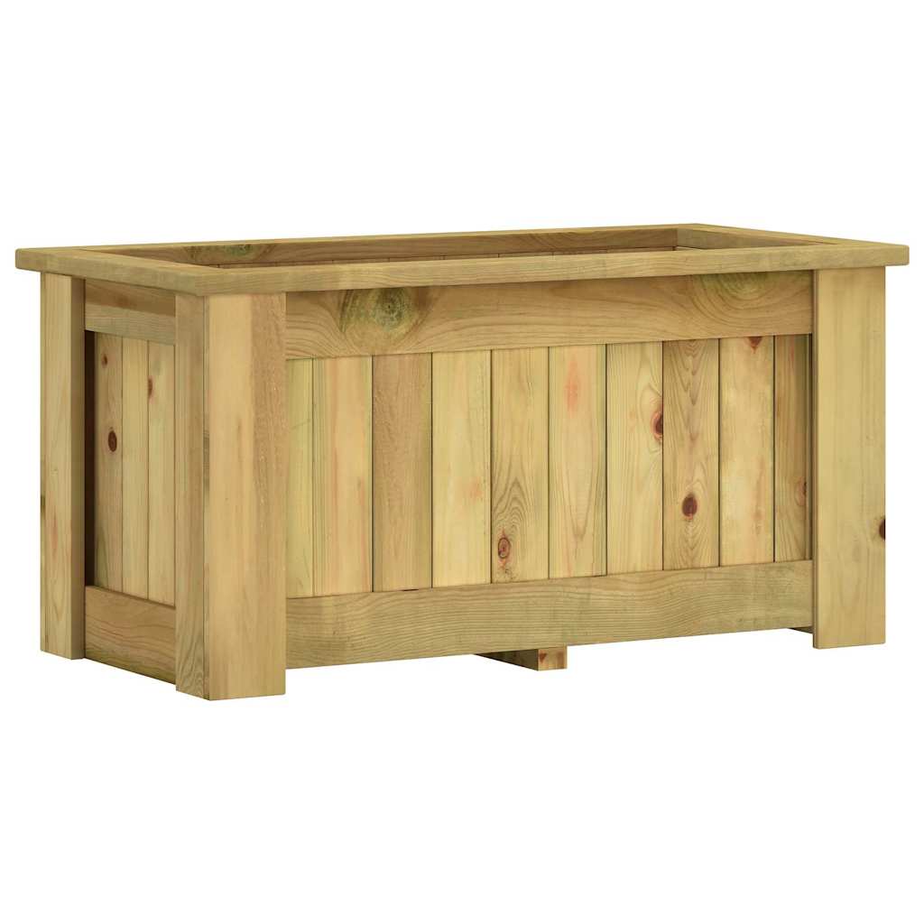 Tõstetud peenar 100 x 50 x 50 cm immutatud männipuidust