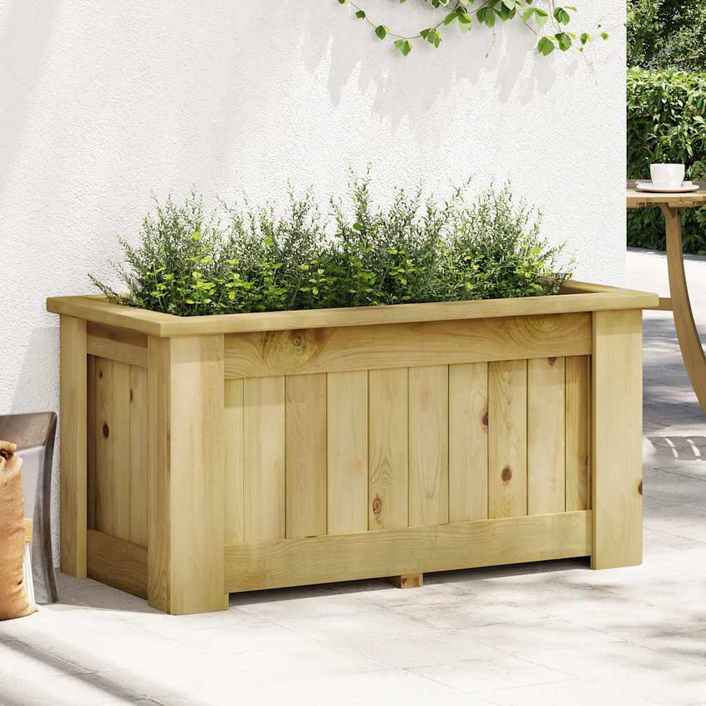 Tõstetud peenar 100 x 50 x 50 cm immutatud männipuidust