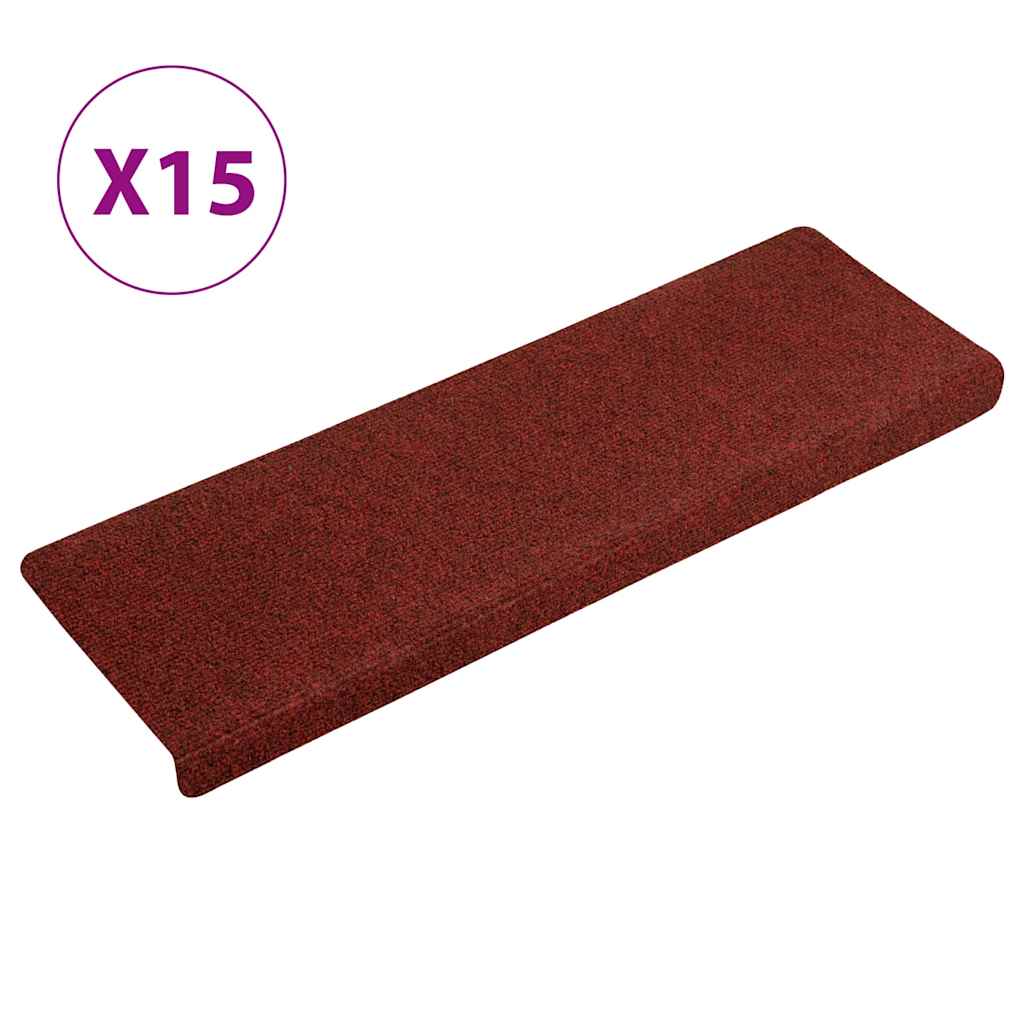 Trepimatid, isekleepuvad, 15 tk, 65 x 21 x 4 cm, bordoopunased, ristkülikukujulise servaga