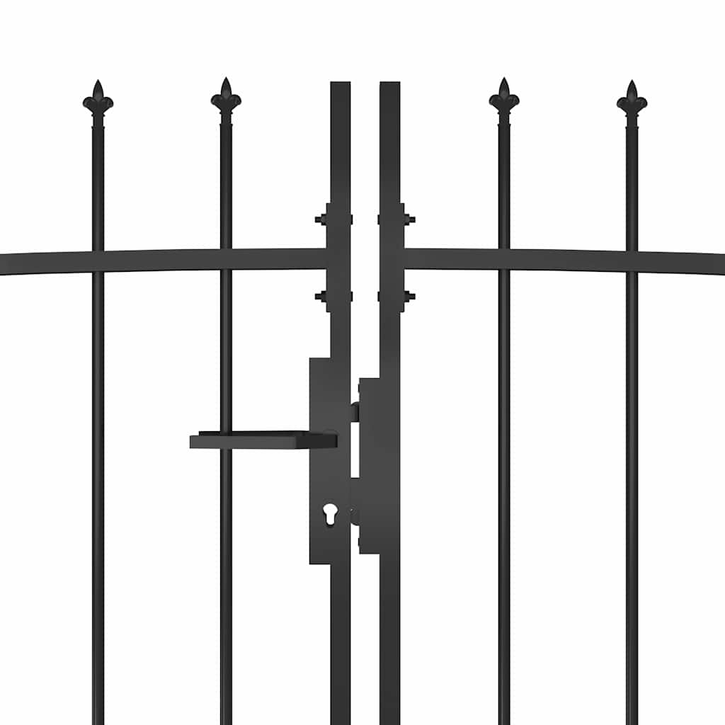 Aiavärav Woerden odaotsaga 5 x 1 m must