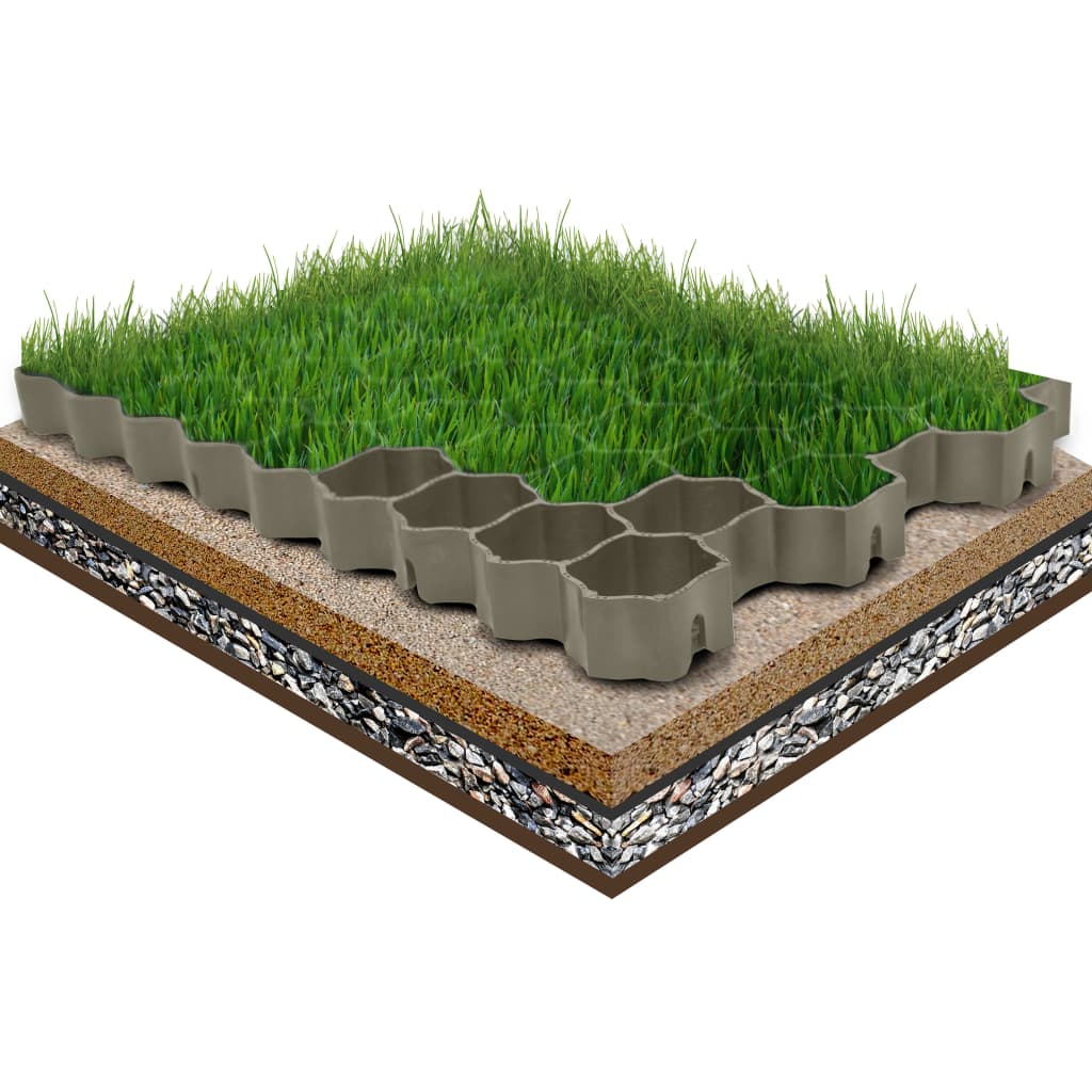 Mururestid 16 tk roheline 60 x 40 x 3 cm plast