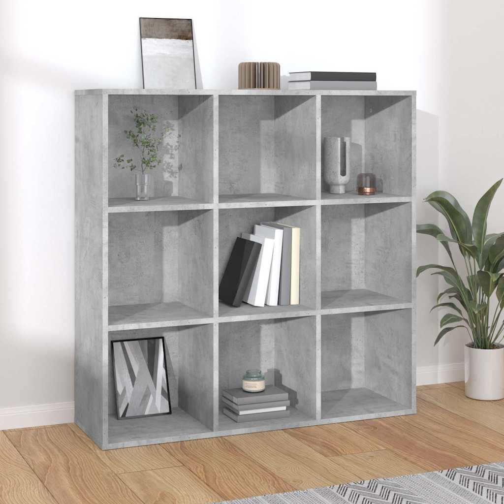 Raamaturiiul betoonhall 98 x 29 x 97,5 cm tehispuit