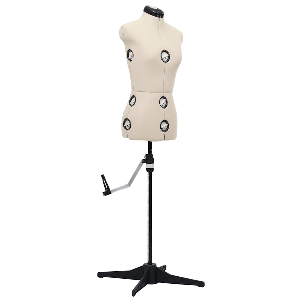 Reguleeritav kleidimannekeen, naine, kreemjas, S, suurus 33-40