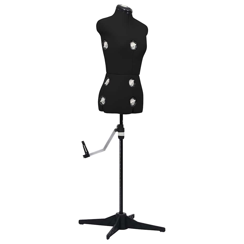 Reguleeritav kleidimannekeen, naine, must, S, suurus 33-40