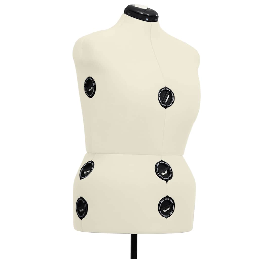 Reguleeritav kleidimannekeen, naine, kreemjas, L, suurus 44-50