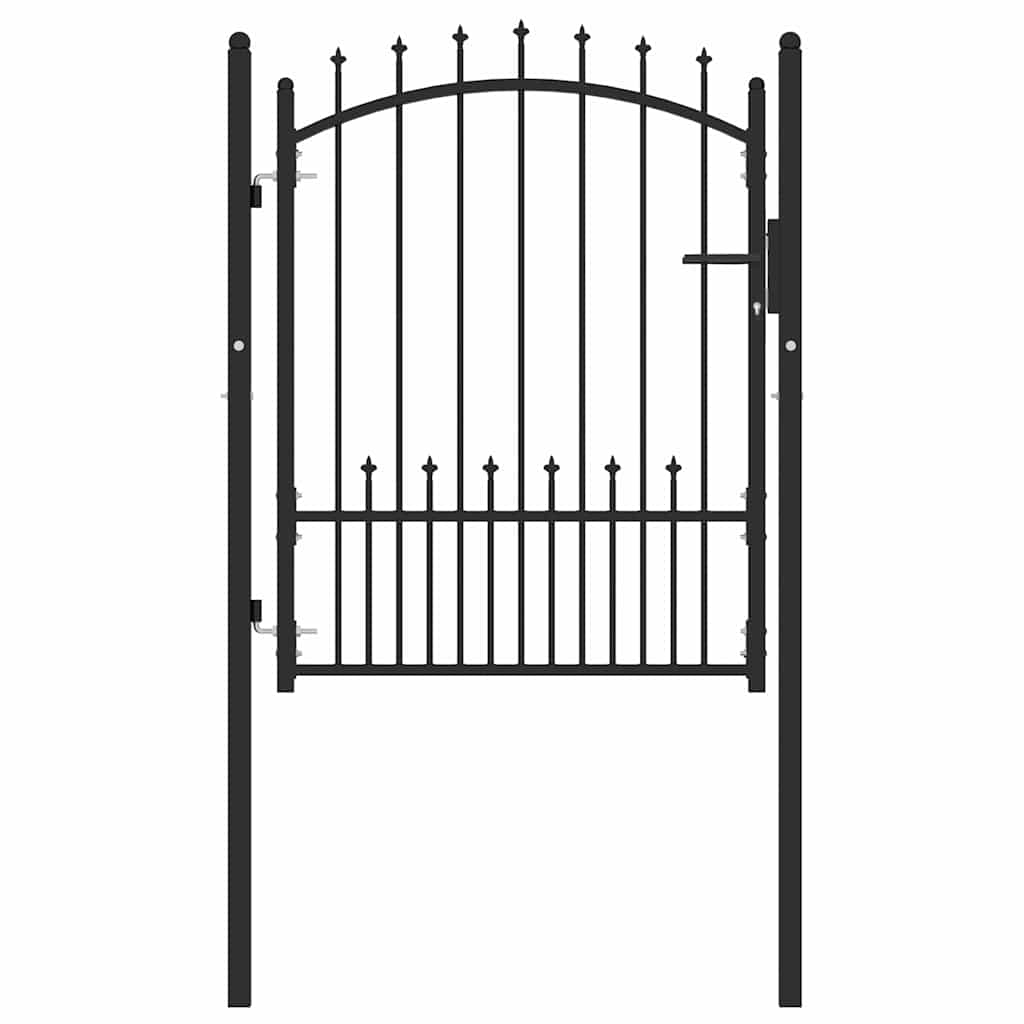 Aiavärav okkadega EMMEN 104 x 109,5 cm Lukustatav