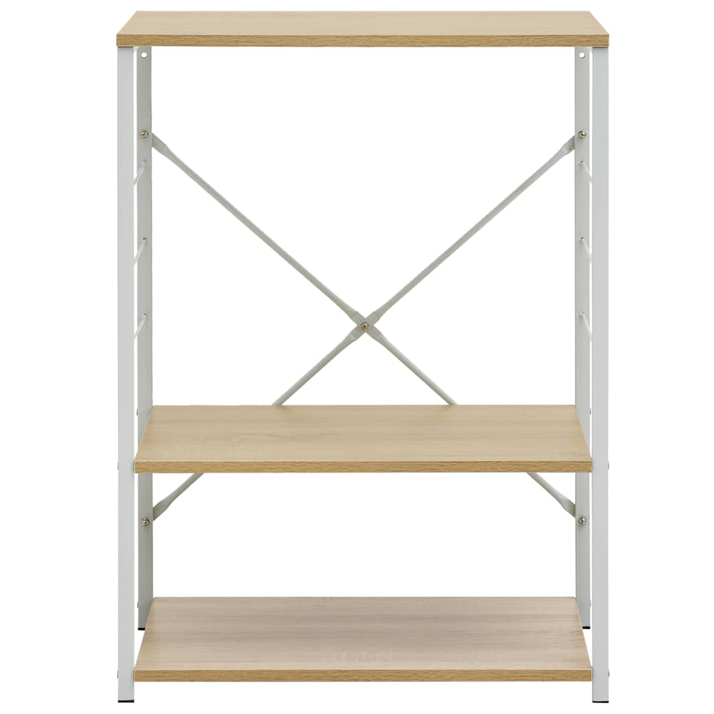 Mikrolaineahju kapp valge, tamm 60x39,6x79,5 cm tehispuit