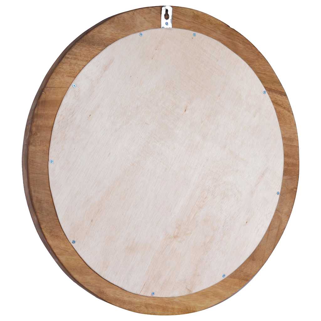 Seinapeegel, 60 cm, tiikpuu, ümmargune
