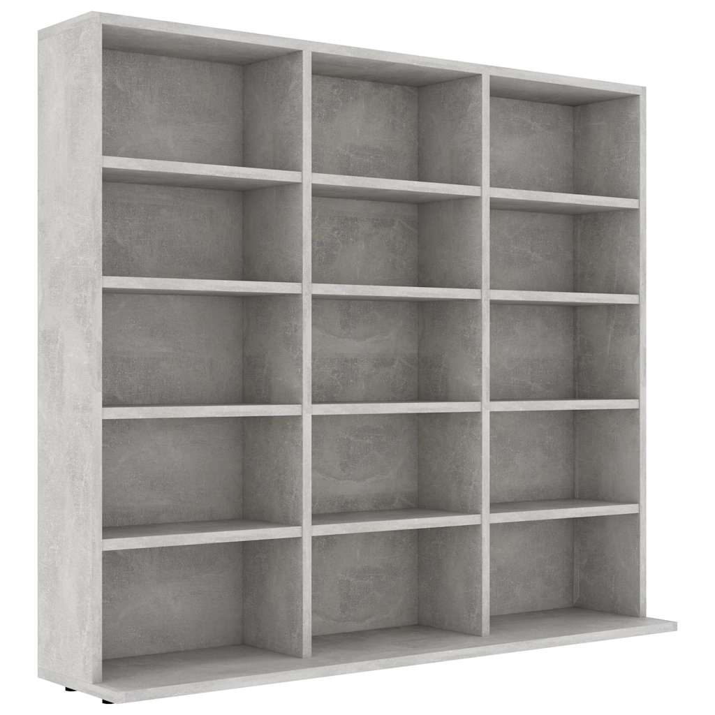CD-kapp, betoonhall, 100 x 23 x 89,5 cm, tehispuit