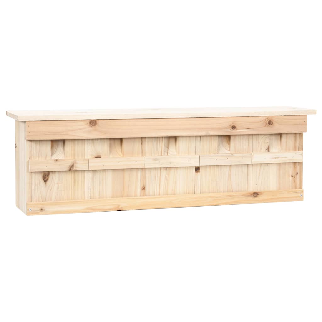 Varblaste pesakast 5 ruumi, 68 x 15 x 21 cm, nulupuit
