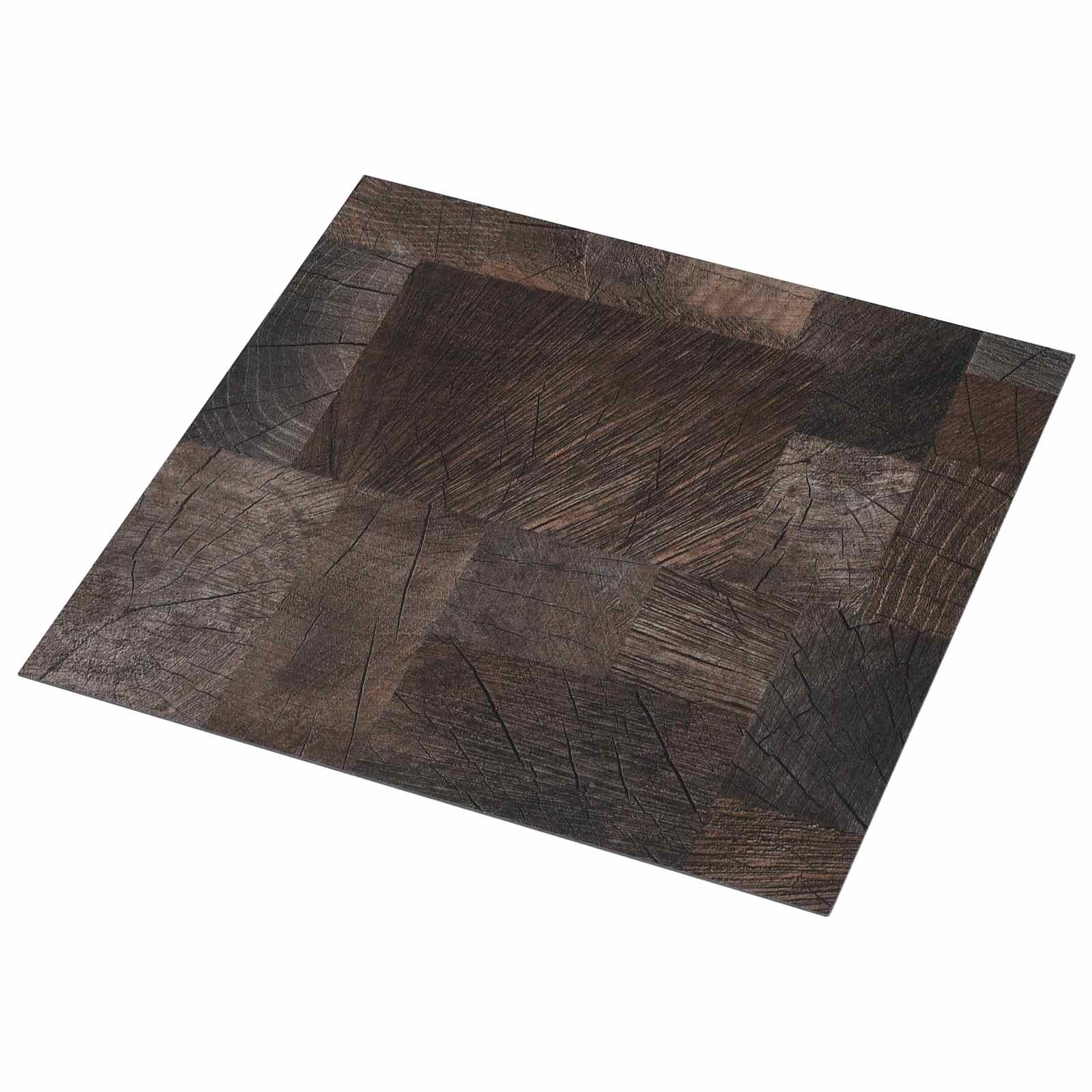 Põrandaplaadid Puidust struktuur pruun 5,11 m² 55 tk PVC