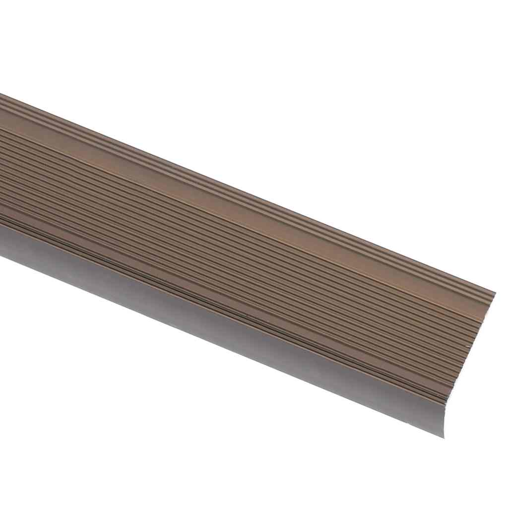 L-kujuline trepiliist 5 tk, alumiinium, 90 cm, pruun
