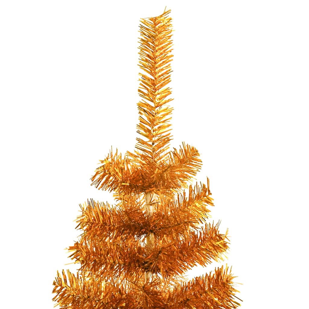 Kunstkuusk alusega, kuldne, 150 cm, PET