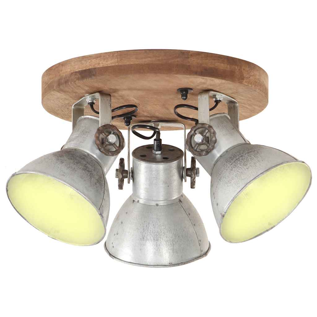 Tööstuslik laelamp 25 W hõbedane 42 x 27 cm E27