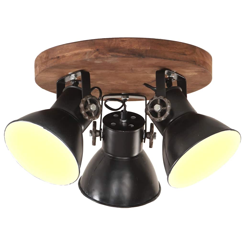 Tööstuslik laelamp 25 W must 42 x 27 cm E27