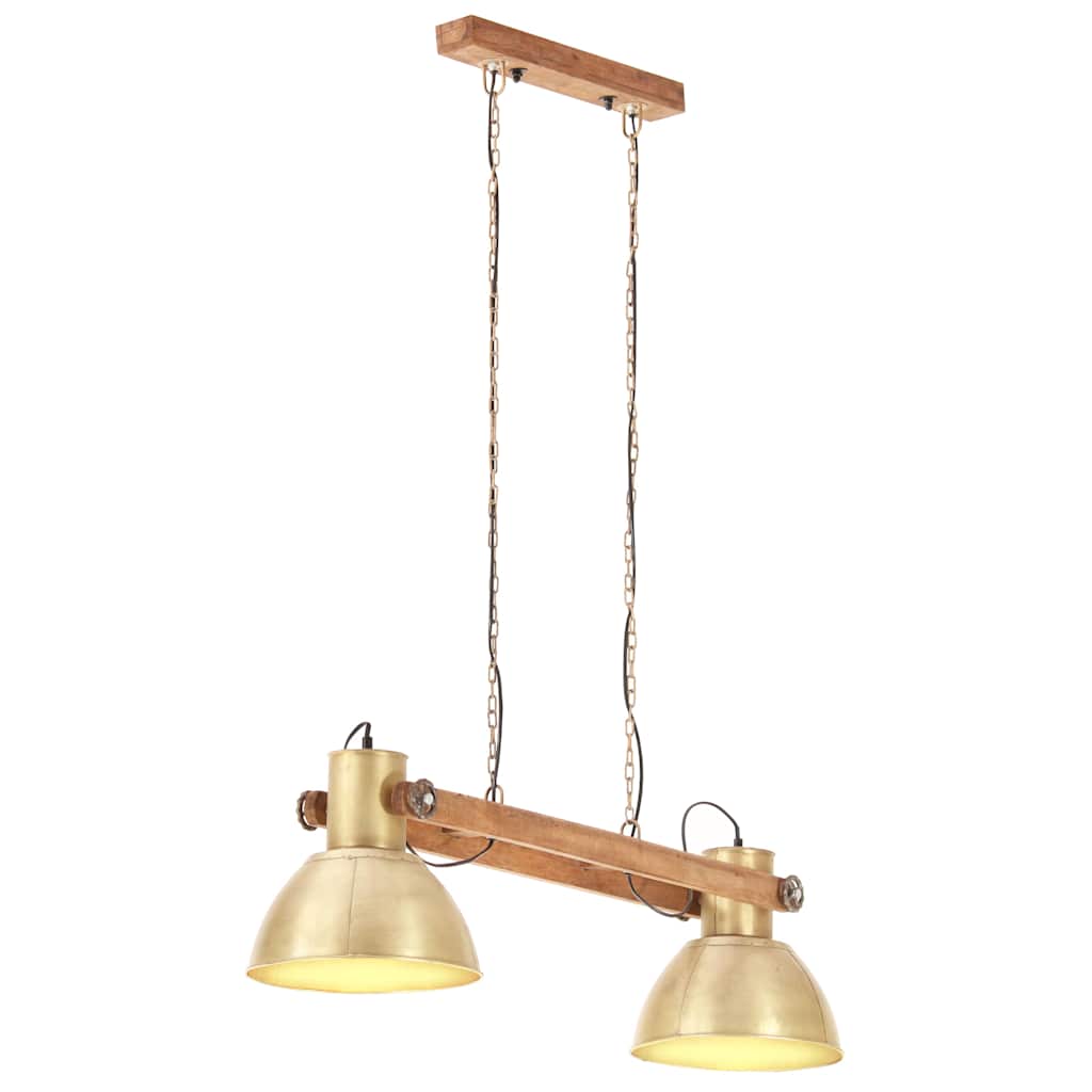 Tööstuslik laelamp 25 W, messing, 109 cm E27