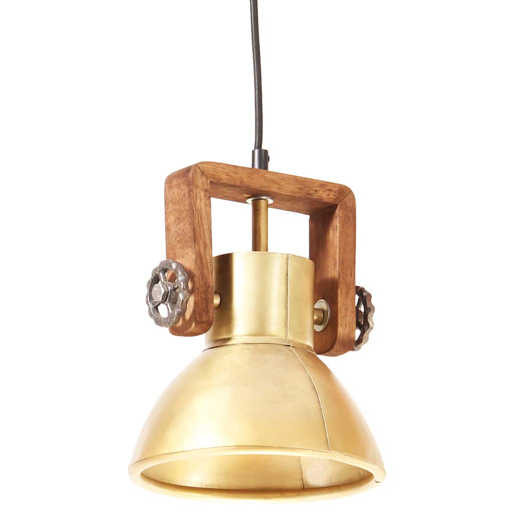 Tööstuslik laelamp 25 W messing, ümmargune 19 cm E27