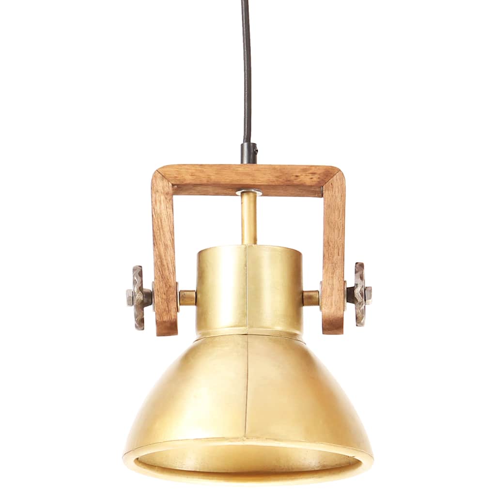 Tööstuslik laelamp 25 W messing, ümmargune 19 cm E27