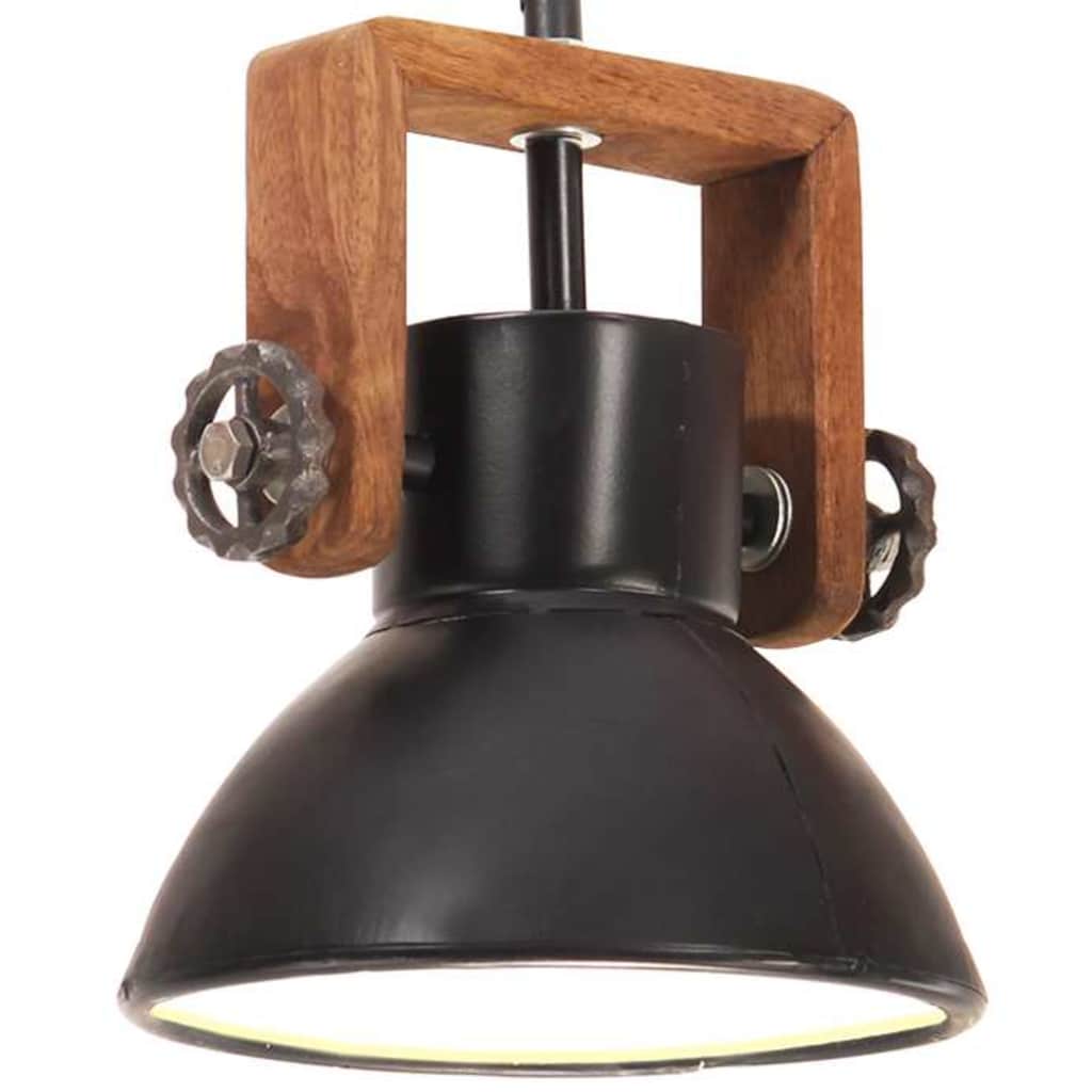 Tööstuslik laelamp 25 W must, ümmargune 19 cm E27