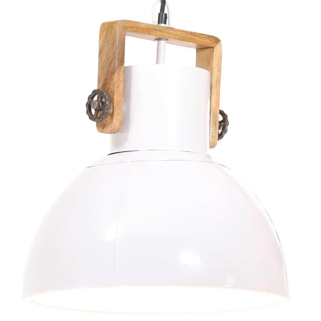 Tööstuslik laelamp 25 W valge, ümmargune 40 cm E27