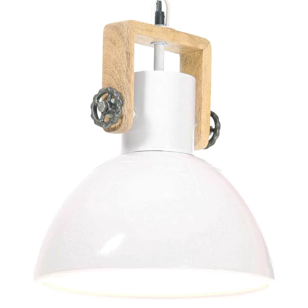 Tööstuslik laelamp 25 W valge, ümmargune 30 cm E27