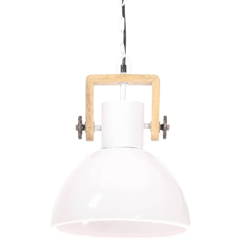 Tööstuslik laelamp 25 W valge, ümmargune 30 cm E27