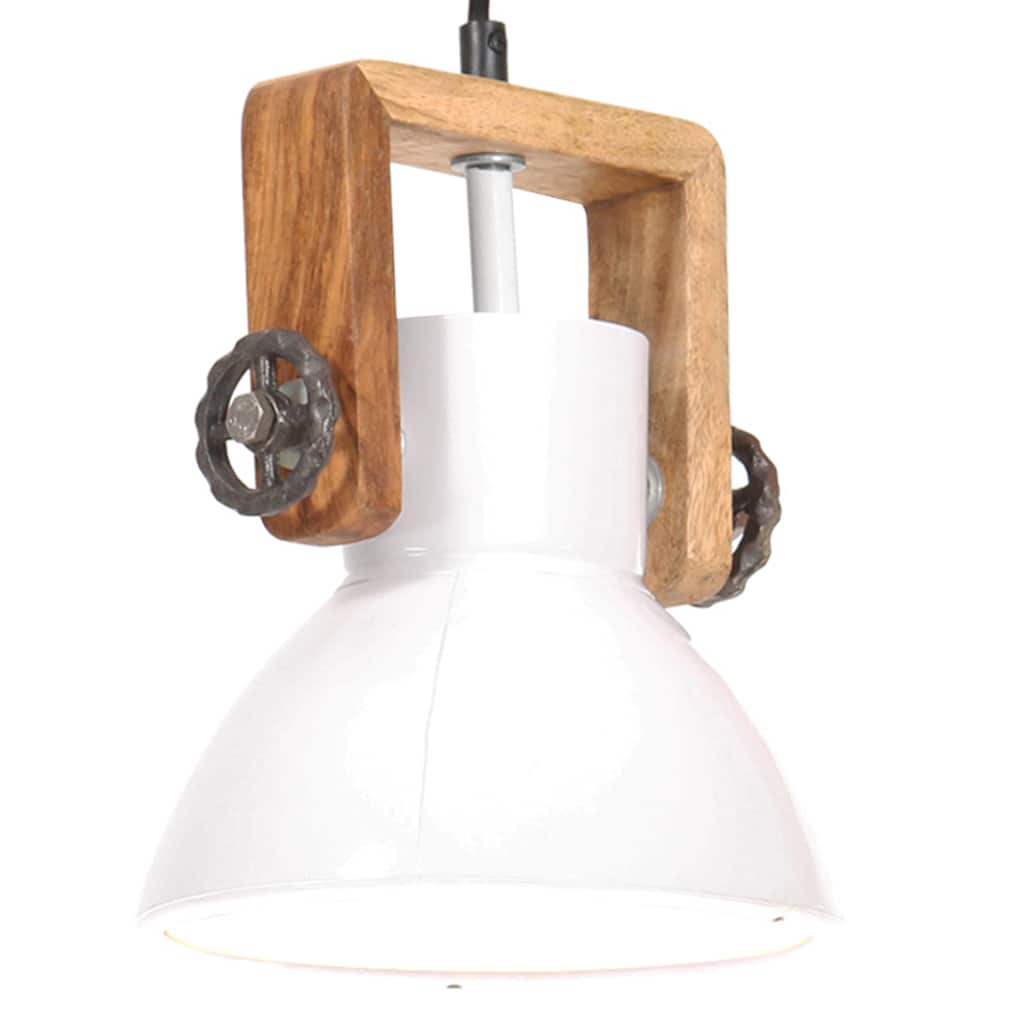 Tööstuslik laelamp 25 W valge, ümmargune 19 cm E27