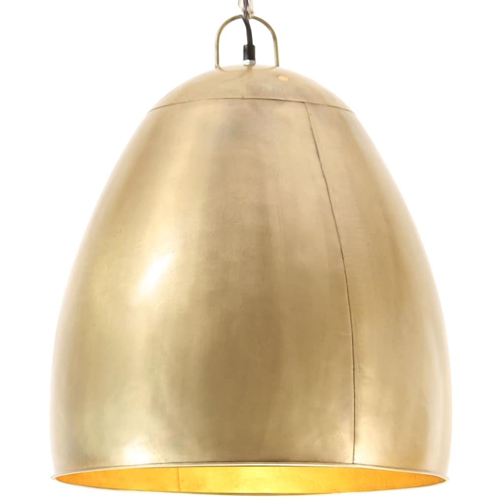 Tööstuslik laelamp 25 W messing, ümmargune 42 cm E27