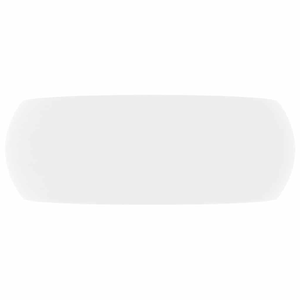 Luksuslik valamu ümar, matt valge, 40 x 15 cm, keraamiline