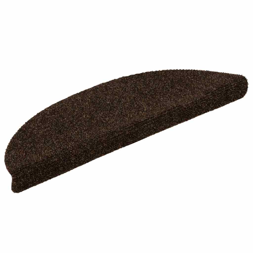 Isekleepuvad trepimatid, 15 tk, 56 x 17 x 3 cm, pruunid, poolringikujulised
