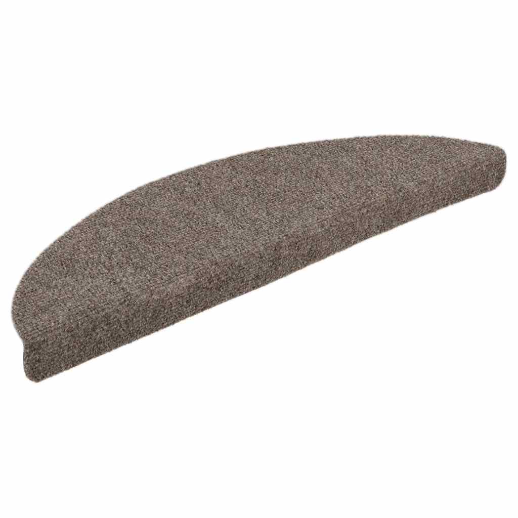 Isekleepuvad trepimatid, 15 tk, 56 x 17 x 3 cm, beežid, poolringikujulised