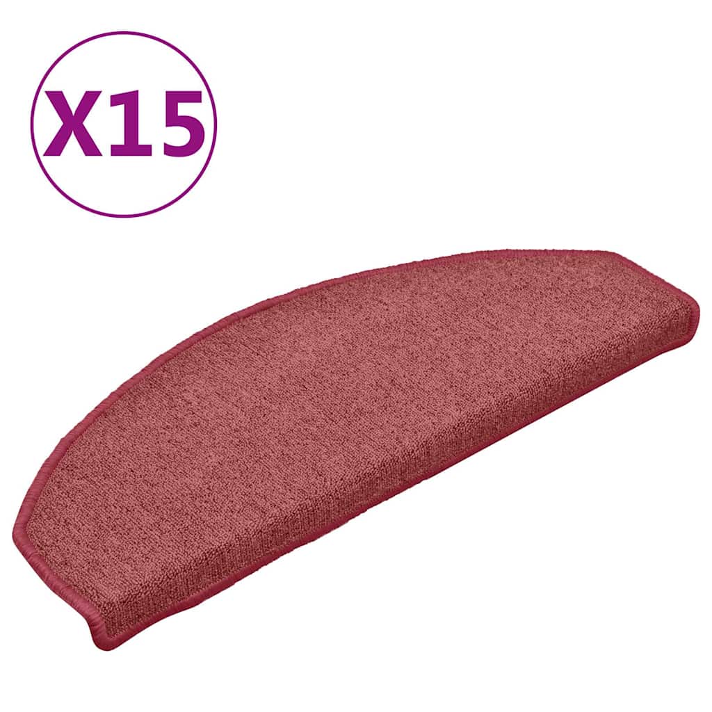 Trepimatid 15 tk 65 x 24 x 4 cm bordoopunased poolringikujulised suured