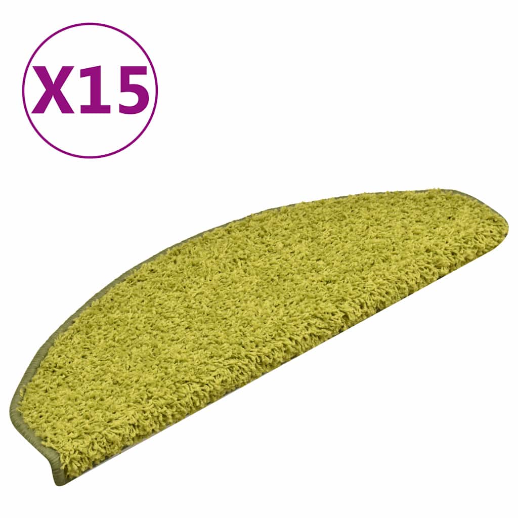 Trepimatid 15 tk 65 x 21 x 4 cm rohelised poolringikujulised suured